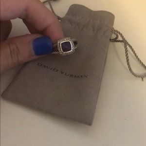 David Yurman Petite Albion ring Amethyst